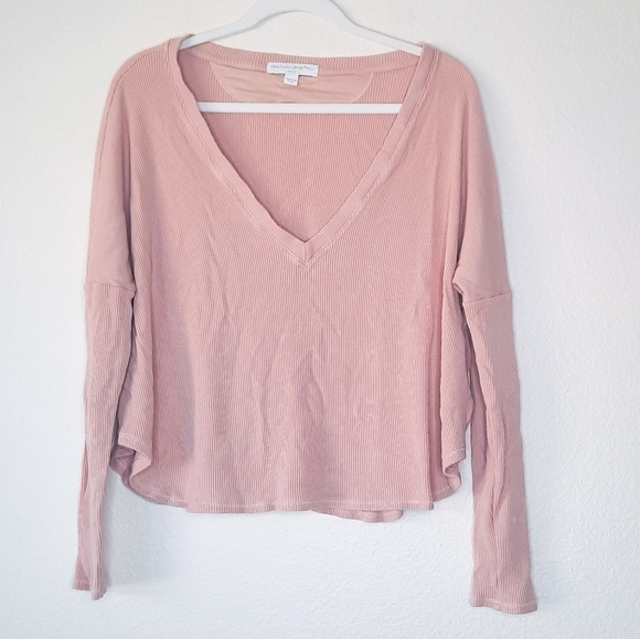Spiritual Gangster Tops - Spiritual Gangster Peachy Dolman Sleeve Top M